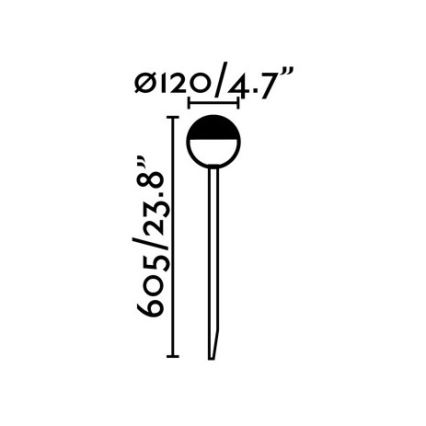 FARO 70245 - LED lauko šviestuvas PICCOLA LED/8W/230V IP65