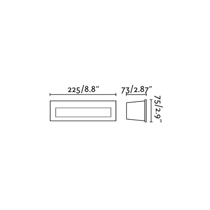 FARO 70271 - LED Lauko įleidžiamas lubinis šviestuvas NAT LED/8W/230V