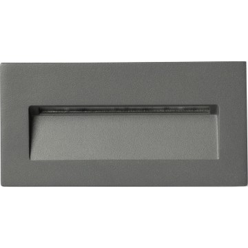 FARO 70289 - LED Įmontuojamas šviestuvas MANI LED/5W/230V 2200/2700/3200/4000K IK07 IP65 pilka