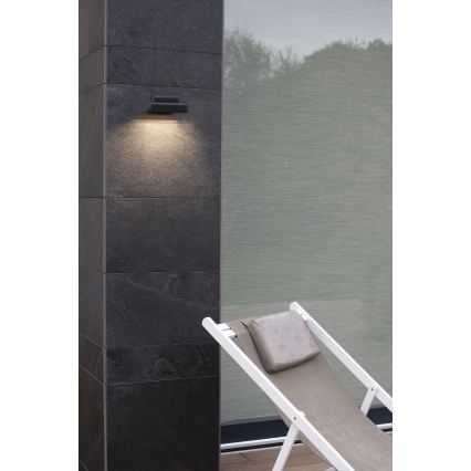 FARO 70294 - LED lauko sieninis šviestuvas BALIC LED/8W/230V 3000/4000/6500K IP65 juodas