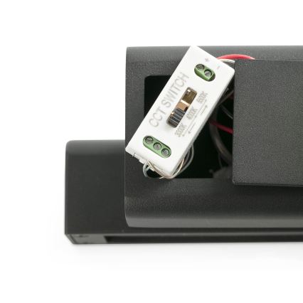 FARO 70294 - LED lauko sieninis šviestuvas BALIC LED/8W/230V 3000/4000/6500K IP65 juodas