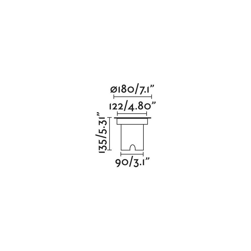 FARO 70309 - LED Lauko įvažiavimo šviestuvas GEISER LED/15W/230V IK08 IP67