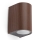 FARO 70324 - Lauko sieninis šviestuvas ESTELA 1xGU10/5W/230V IP65 rudas