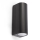 FARO 70327 - Lauko sieninis šviestuvas ESTELA 2xGU10/5W/230V IP65 juodas