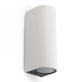 FARO 70328 - Lauko sieninis šviestuvas ESTELA 2xGU10/5W/230V IP65 baltas