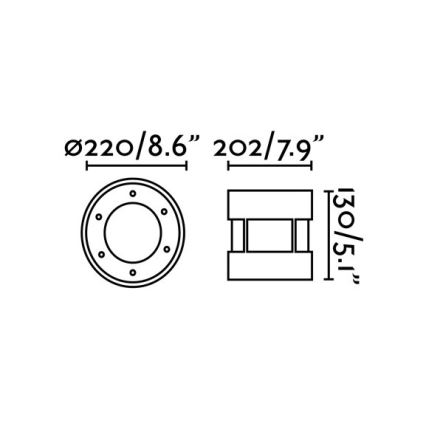 FARO 70587 - LED Lauko įvažiavimo šviestuvas SURIA-24 LED/24W/230V IK08 IP67