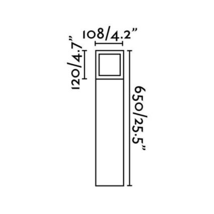 FARO 70761 - Lauko šviestuvas ONZE 1xE27/20W/230V IP54