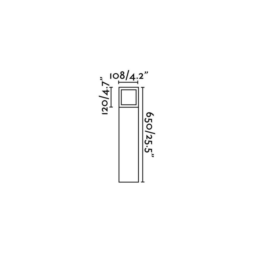 FARO 70761 - Lauko šviestuvas ONZE 1xE27/20W/230V IP54