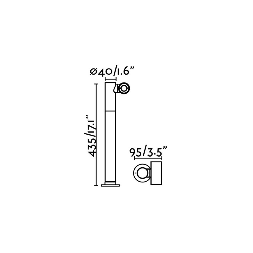 FARO 70783 - LED lauko šviestuvas SPY-2 LED/6W/230V IP65