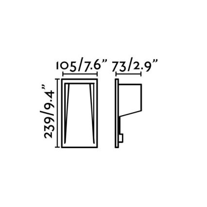 FARO 70833 - LED Lauko įleidžiamas šviestuvas SOUN-2 LED/5W/230V IP65