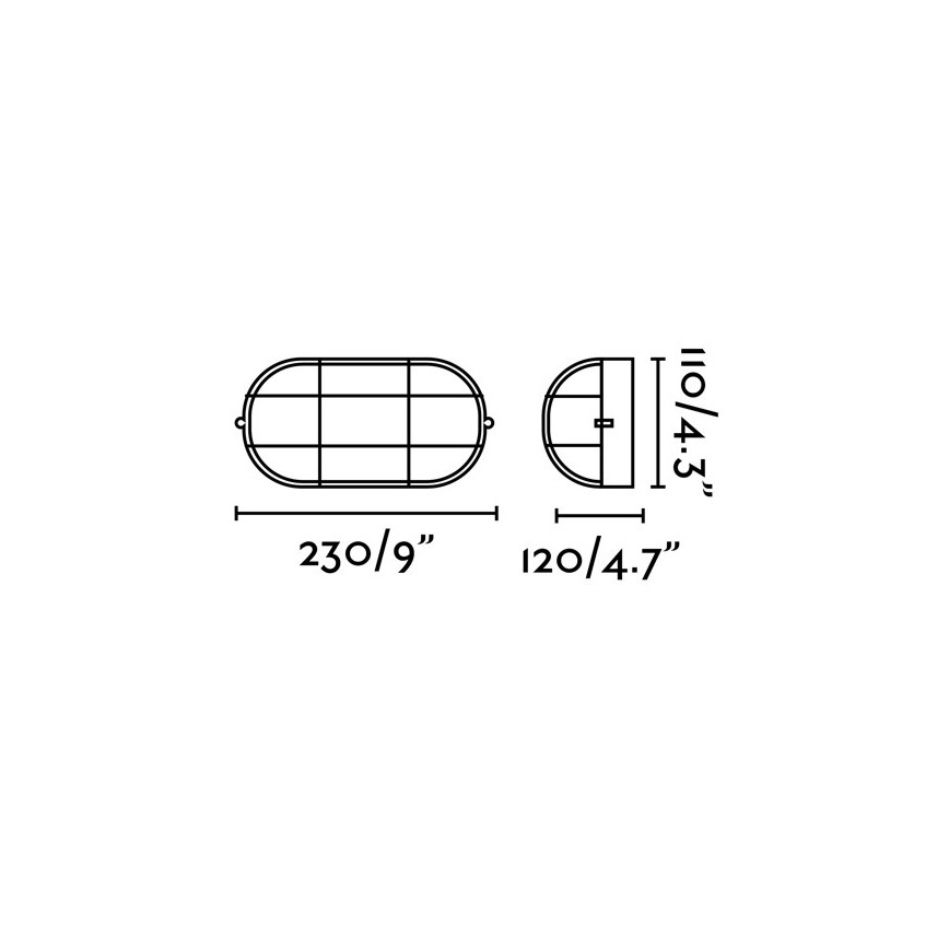 FARO 70998 - Lauko sieninis šviestuvas CABO 1xE27/60W/230V IP65