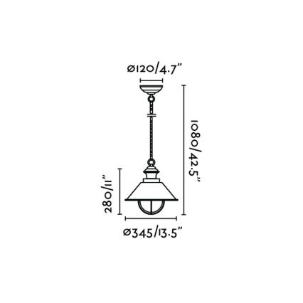 FARO 71139 - Kabinamas lauko šviestuvas NAUTICA 1xE27/11W/230V