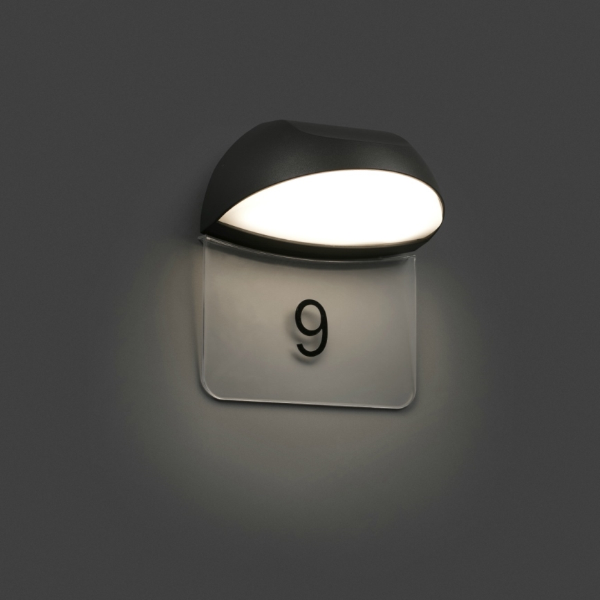 FARO 71197 - LED lauko sieninis šviestuvas NUM LED/7W/230V IP54