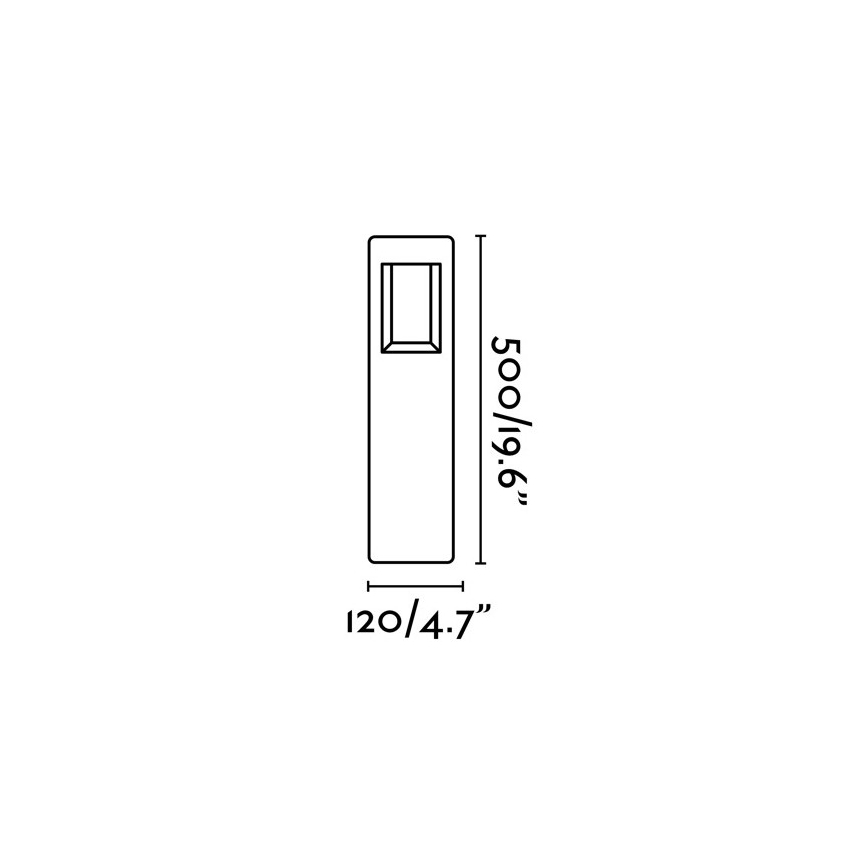 FARO 71199 - LED lauko šviestuvas NAYA LED/8W/230V IP54