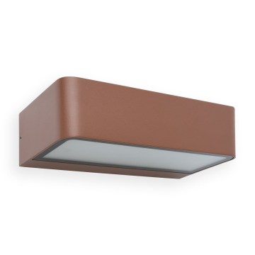FARO 71309 - LED lauko sieninis šviestuvas TAKUA LED/10W/230V IP65 rudas