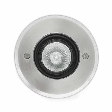FARO 71489N - Lauko įvažiavimo šviestuvas TECNO-6  1xGU10/50W/230V IK08 IP67