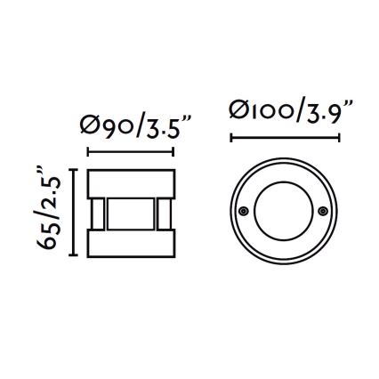 FARO 71498 - LED Lauko įvažiavimo šviestuvas LED/3W/100-240V IP67