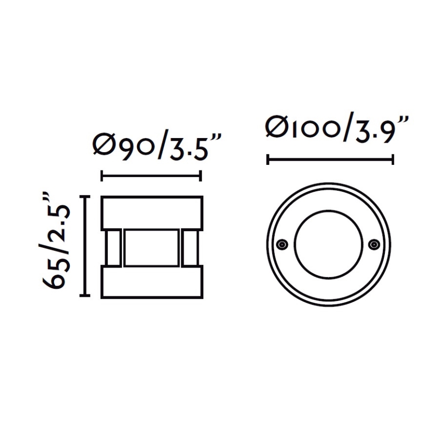 FARO 71498 - LED Lauko įvažiavimo šviestuvas LED/3W/100-240V IP67