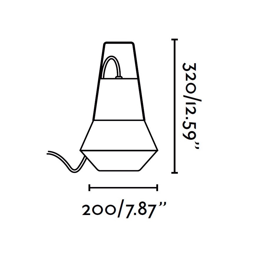 FARO 71562 - Pakabinamas lauko šviestuvas CAT 1xE27/20W/230V IP54