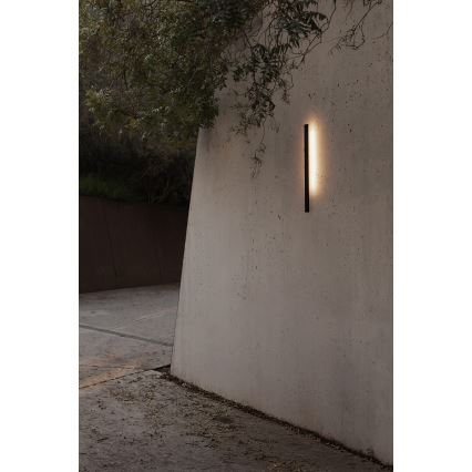 FARO 71800 - LED lauko sieninis šviestuvas LIME LED/6W/230V 2700/3000/4000K 60 cm CRI 90 IP65 juodas