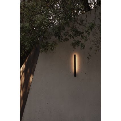 FARO 71800 - LED lauko sieninis šviestuvas LIME LED/6W/230V 2700/3000/4000K 60 cm CRI 90 IP65 juodas