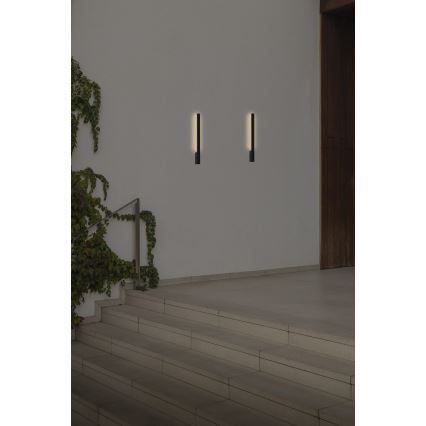 FARO 71800 - LED lauko sieninis šviestuvas LIME LED/6W/230V 2700/3000/4000K 60 cm CRI 90 IP65 juodas