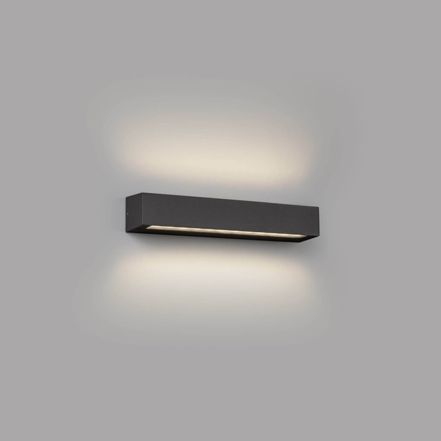 FARO 71904 - LED lauko sieninis šviestuvas DORO 2xLED/10W/230V IP65 antracitas