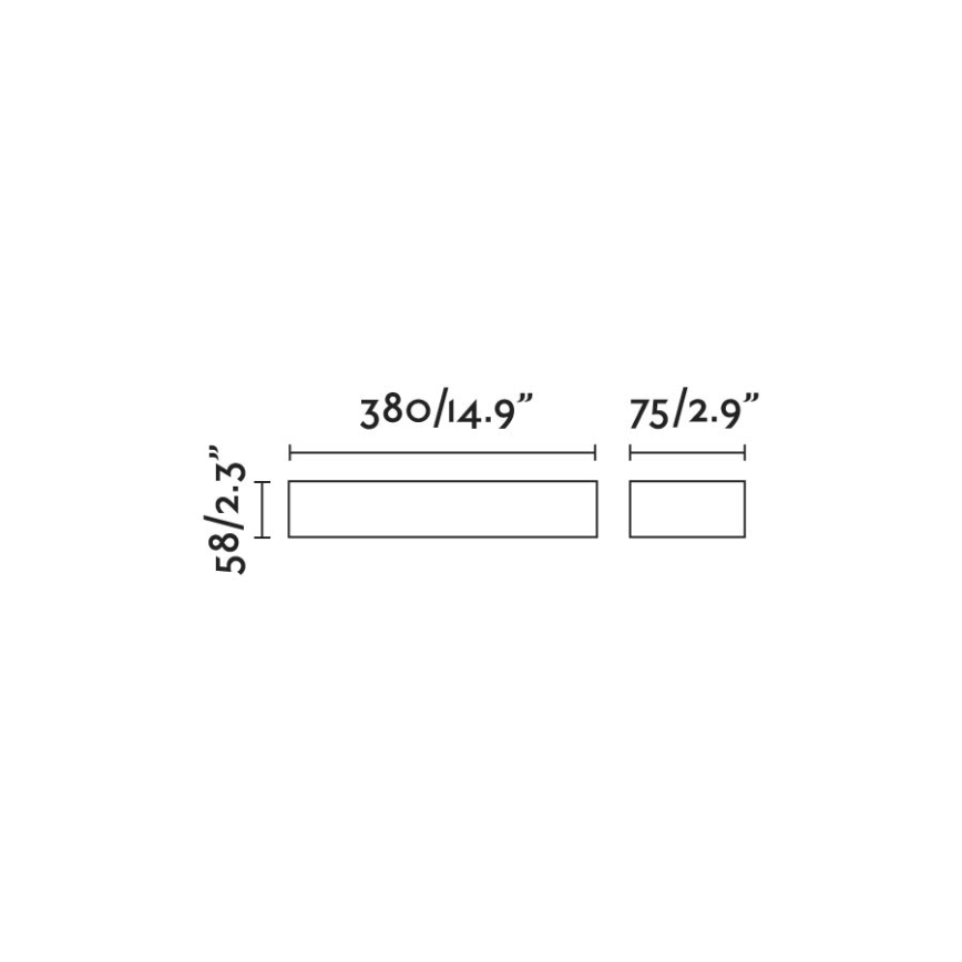 FARO 71904 - LED lauko sieninis šviestuvas DORO 2xLED/10W/230V IP65 antracitas