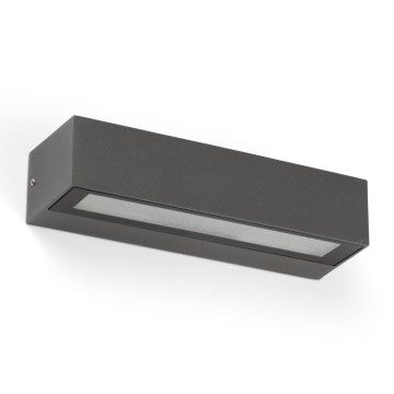 FARO 71910 - LED lauko sieninis šviestuvas LAKO LED/8W/230V IP65 antracitas