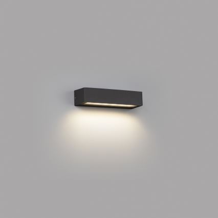 FARO 71910 - LED lauko sieninis šviestuvas LAKO LED/8W/230V IP65 antracitas