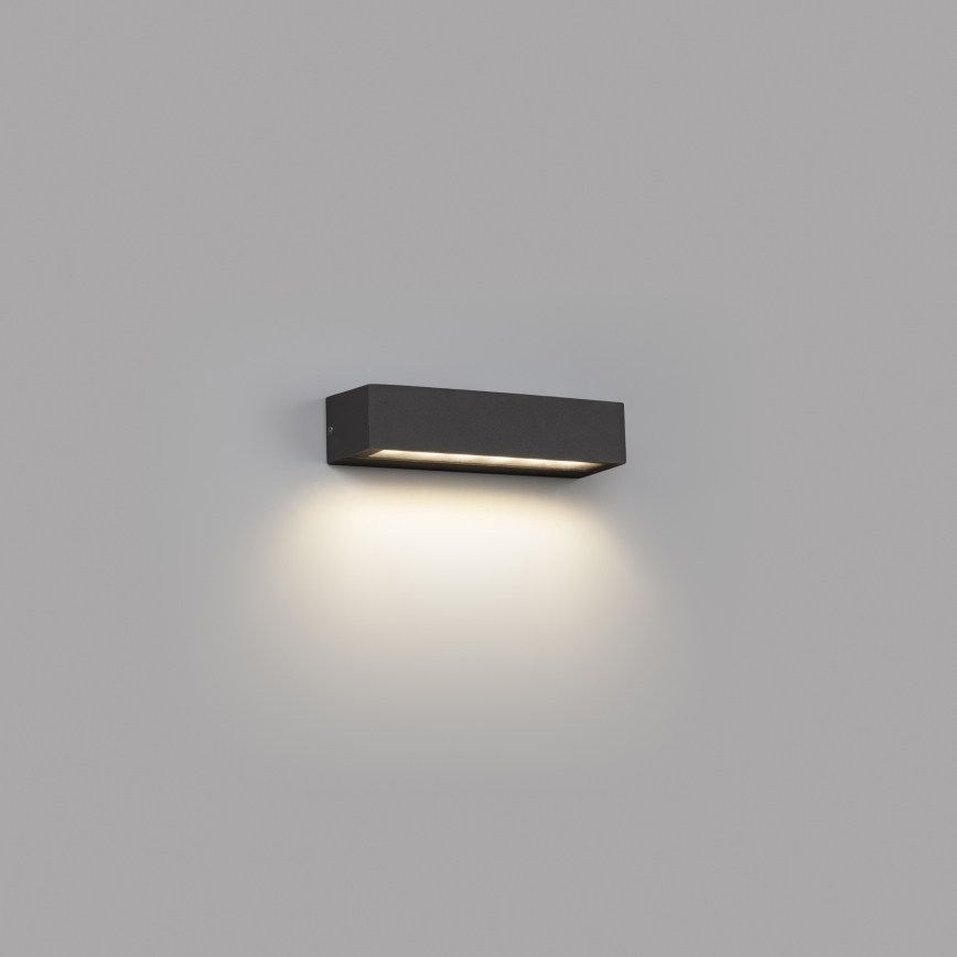 FARO 71910 - LED lauko sieninis šviestuvas LAKO LED/8W/230V IP65 antracitas