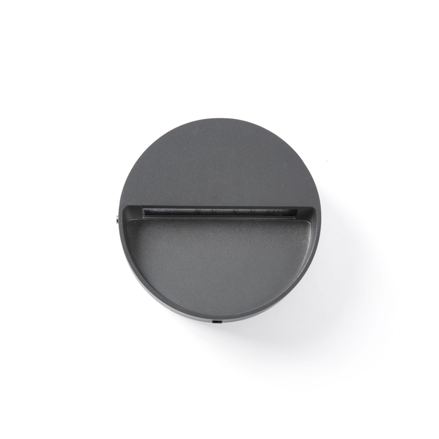 FARO 71960 - DUNE laiptų LED šviestuvas LED/3W/230V 2200/2700/3200/4000K IP65 antracito spalvos, apvalus