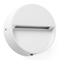 FARO 71961 - DUNE LED laiptų šviestuvas LED/3W/230V 2200/2700/3200/4000K IP65 baltas apvalus