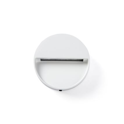 FARO 71961 - LED laiptų šviestuvas DUNE LED/3W/230V 2200/2700/3200/4000K IP65 baltas apvalus
