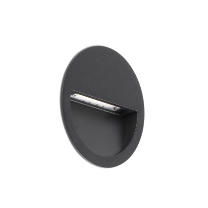 FARO 71969 - POMA įleidžiamas LED šviestuvas 3W/230V 2200/2700/3200/4000K IP65 antracitas
