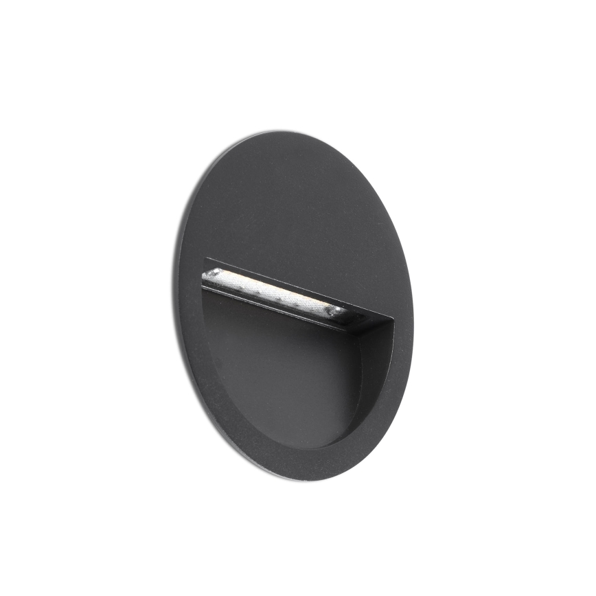 FARO 71969 - POMA įleidžiamas LED šviestuvas 3W/230V 2200/2700/3200/4000K IP65 antracitas