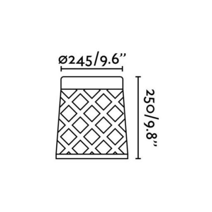 FARO 72311 - LED lauko šviestuvas SHADOW LED/10W/230V IP65