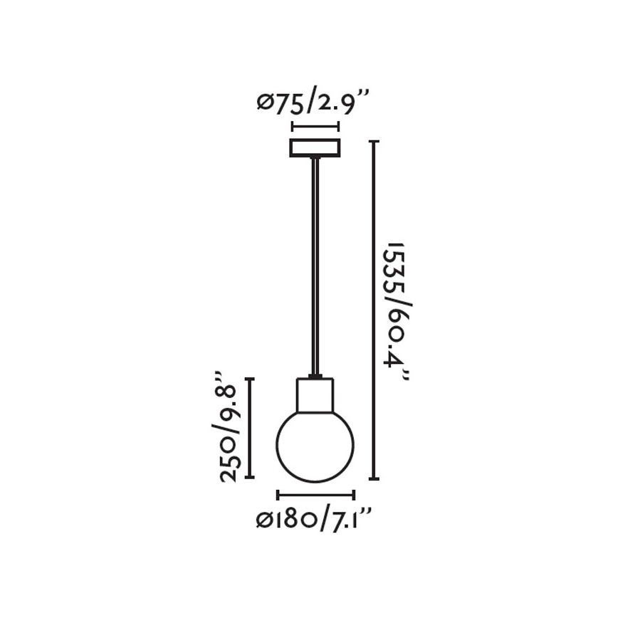 FARO 74427C-01 - Lauko pakabinamas sietynas MOON 1xE27/15W/230V IP44