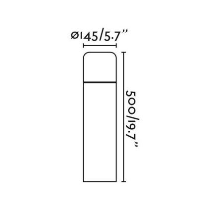 FARO 75604 - LED lauko šviestuvas MUGA LED/9W/230V IP65