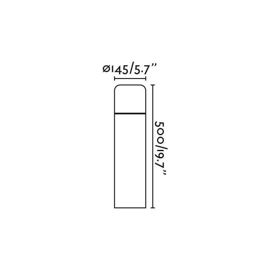 FARO 75604 - LED lauko šviestuvas MUGA LED/9W/230V IP65