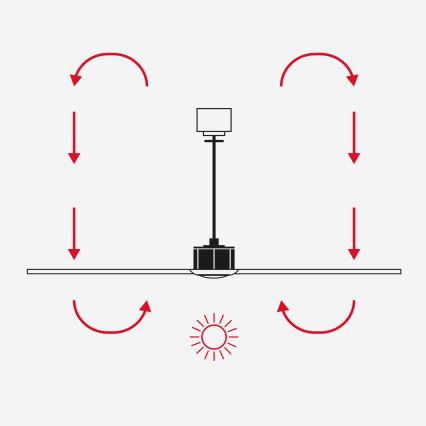 FARO 33839WT-1TW - LED Reguliuojamas lubinis ventiliatorius HEYWOOD TUB L LED/10W/230V 2700/4000/6000K pušis/juoda diametras 132 cm Wi-Fi Tuya + nuotolinio valdymo pultas