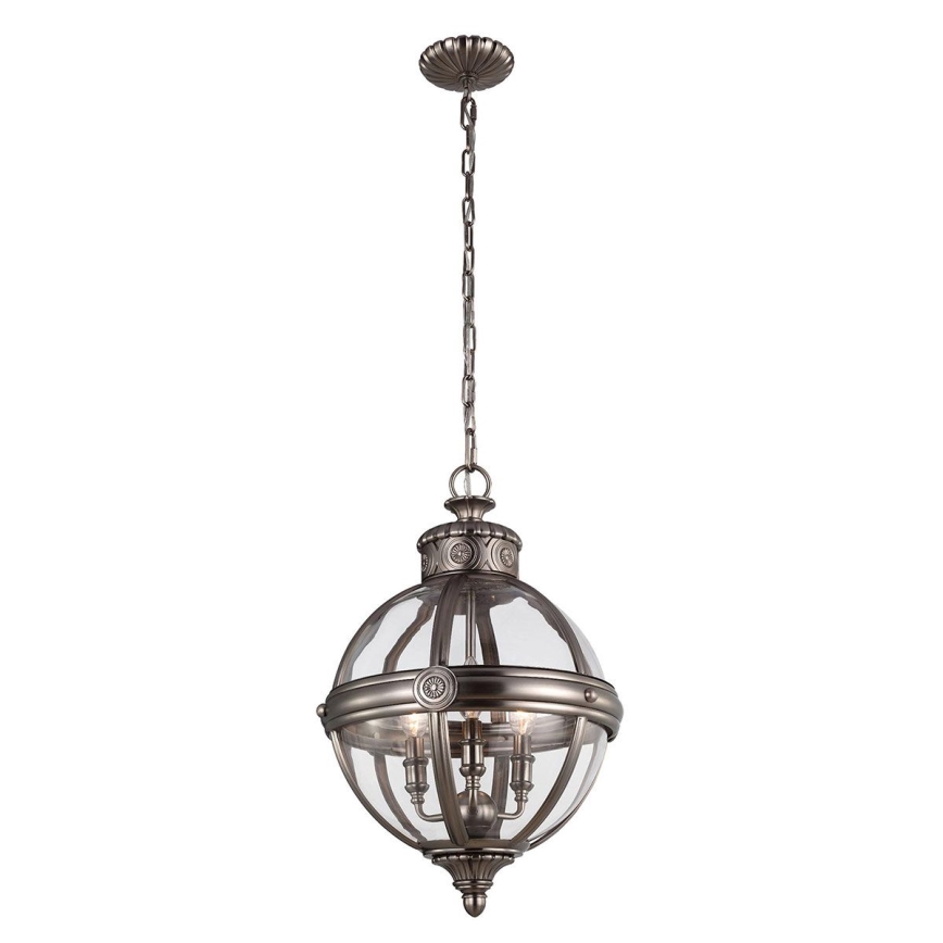 Feiss - Sietynas, kabinamas ant grandinės ADAMS 3xE14/60W/230V bronza