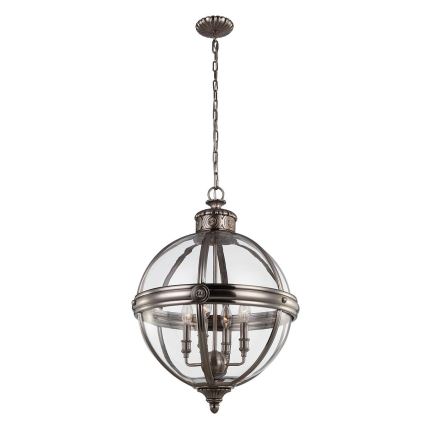 Feiss - Sietynas, kabinamas ant grandinės ADAMS 4xE14/60W/230V bronza
