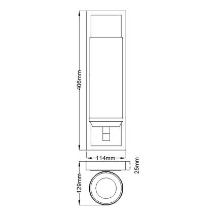 Feiss - LED Vonios kambario sieninis šviestuvas AMALIA 1xG9/3,5W/230V IP44 blizgus chromas