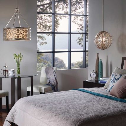 Feiss - Liustra ant strypo ARABESQUE 4xE27/60W/230V auksinė