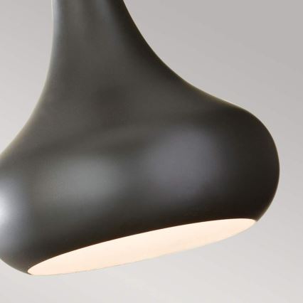 Feiss - Pakabinamas šviestuvas ant laido BESO 1xE27/60W/230V Ø 17,9 cm juodas/varinis