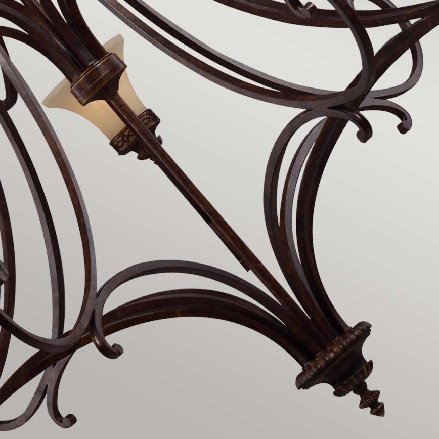 Feiss - Sietynas, kabinamas ant grandinės DRAWING ROOM 18xE27/60W/230V