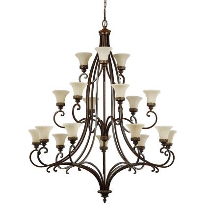 Feiss - Sietynas, kabinamas ant grandinės DRAWING ROOM 18xE27/60W/230V