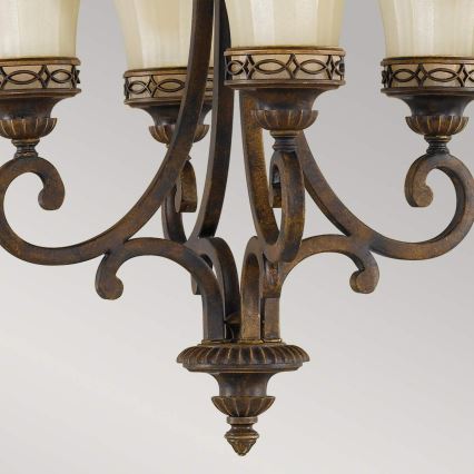 Feiss - Sietynas, kabinamas ant grandinės DRAWING ROOM 4xE27/60W/230V