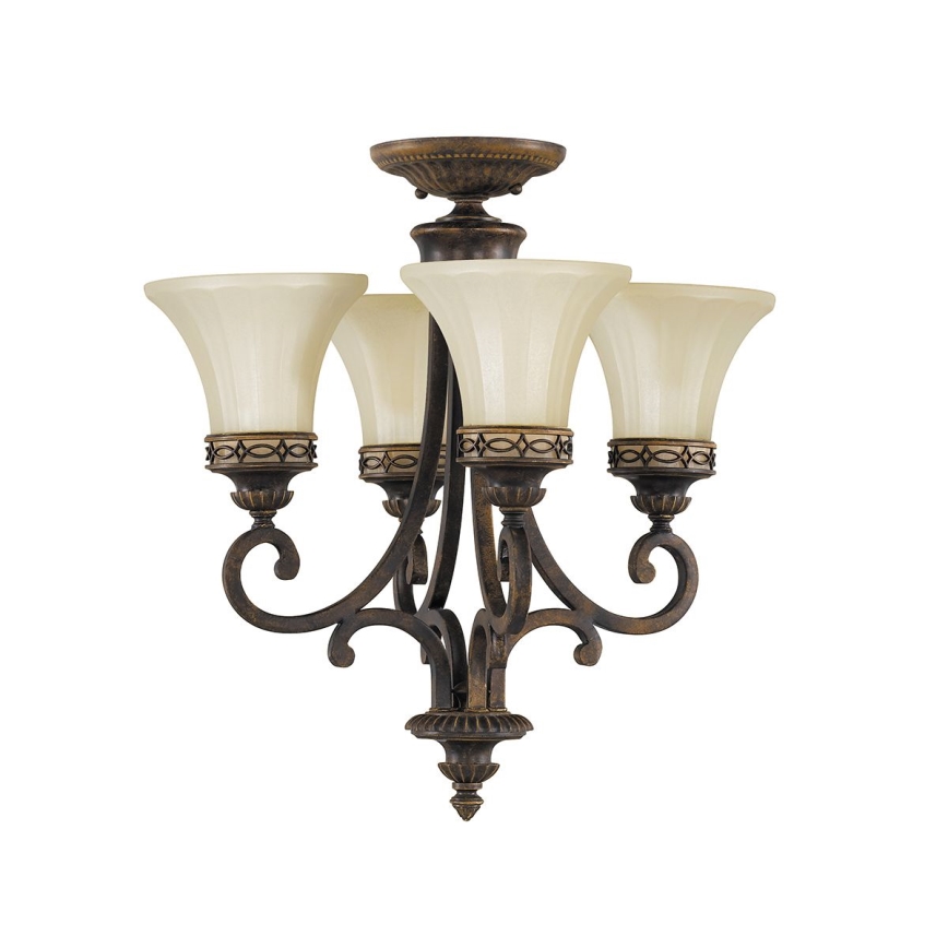 Feiss - Sietynas, kabinamas ant grandinės DRAWING ROOM 4xE27/60W/230V